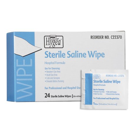 Sterile Saline Wipes