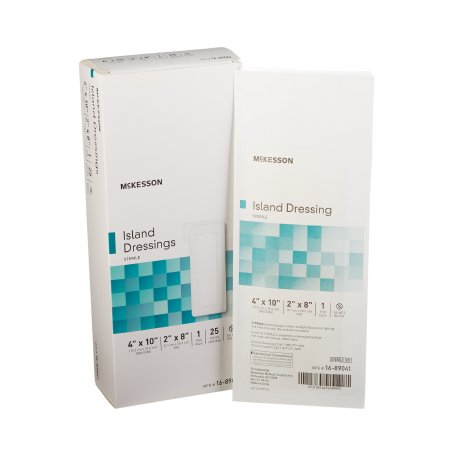 McKesson Island Dressing 4x10 Sterile box of 25