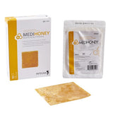 Medihoney Calcium Alginate Sheet Dressing 4x5 Sterile Bundle of 5