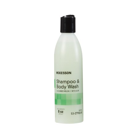McKesson Conditioning Shampoo and Body Wash 8- oz. Cucumber Melon Squeeze Bottle