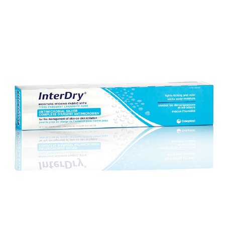 Coloplast Skin Fold Management System InterDry Ag Silver Complex