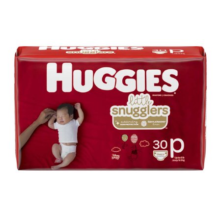 Pediatric Diaper Huggies Up to 6 Pound Premie Maximum Absorbency