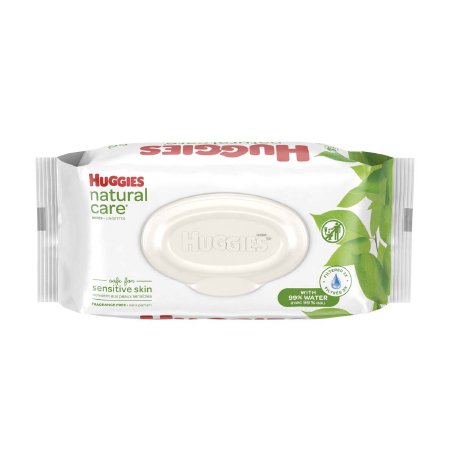 Baby Wipes Huggies Natural Care Unscented Flip Top Soft Pack