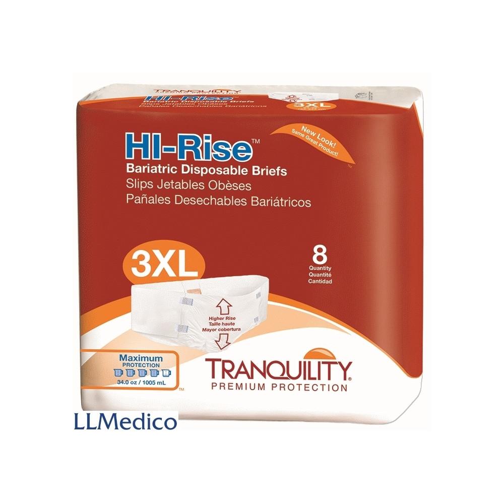 Tranquility Hi-Rise Bariatric Disposable Brief - Adult Diaper – AMF  Incontinence