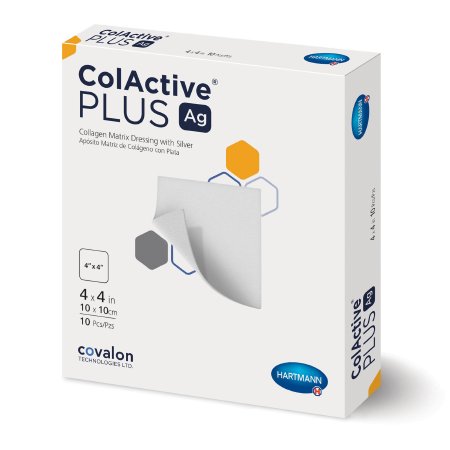 ColActive Plus Ag Silver Collagen 4x4 Square – AMF Incontinence