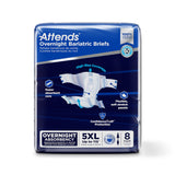 Attends Overnight Bariatric Briefs 5XL